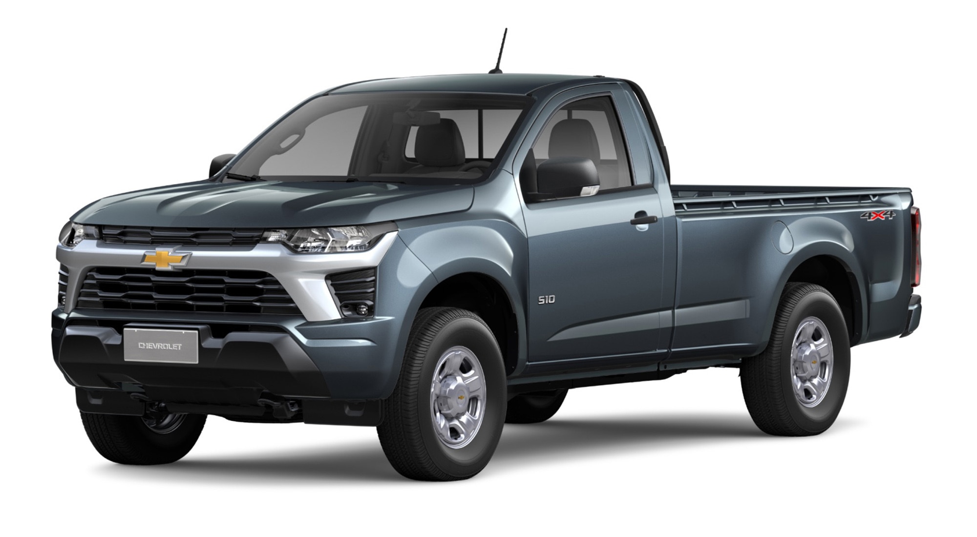 Chevrolet S10 cabine simples cor cinza topázio